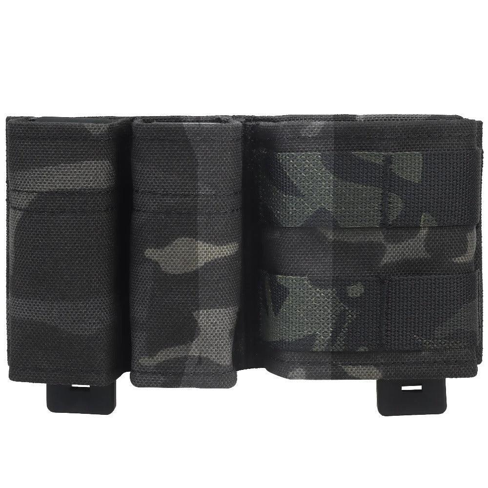 SINAIRSOFT Taktika 9mm 5.56 Revuo-Saketo Malferma Supre Magazinportilo MOLLE Fusilo Pistolo-Tenilo