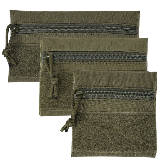 SINAIRSOFT Tactical Micro Flat Zipper Pouch Portable Storage Bag