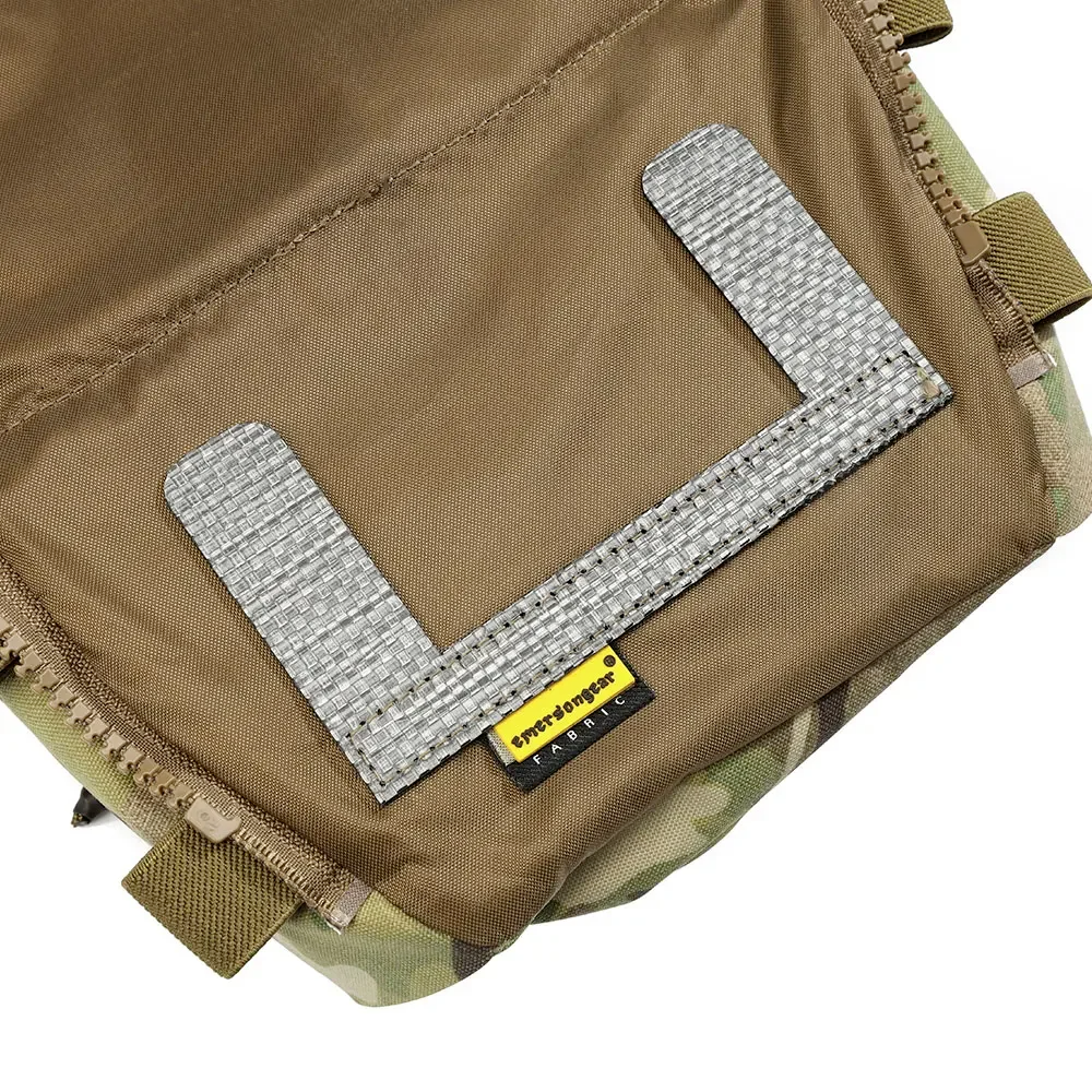 EMERSONGEAR With Zipper Double Pouch for FRO Style V5 Vest Back Panel