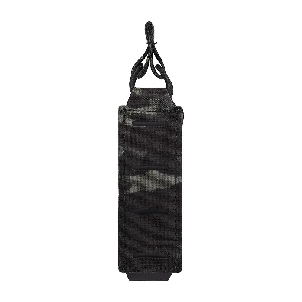 SINAIRSOFT Tactical Molle Pistol 9mm Single Magazine Pouch Flashlight