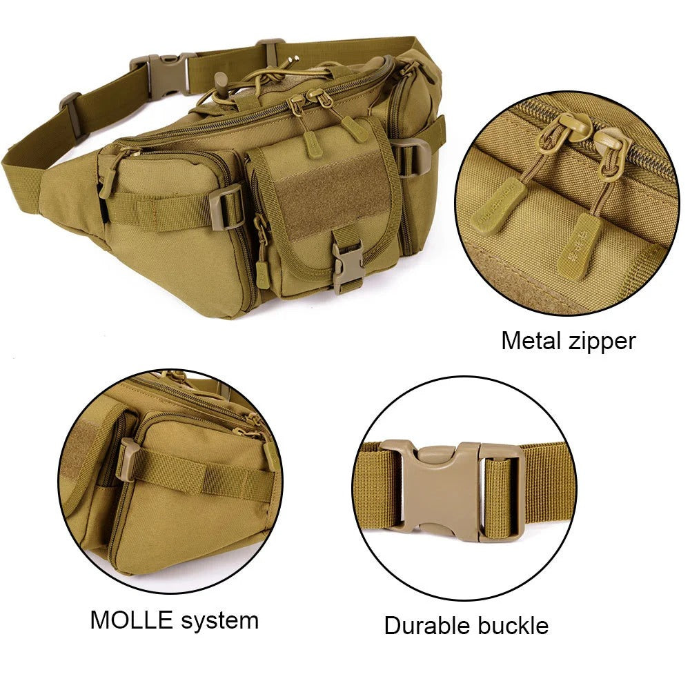 SINAIRSOFT Men's Tactical Bum Bag Waist Pack