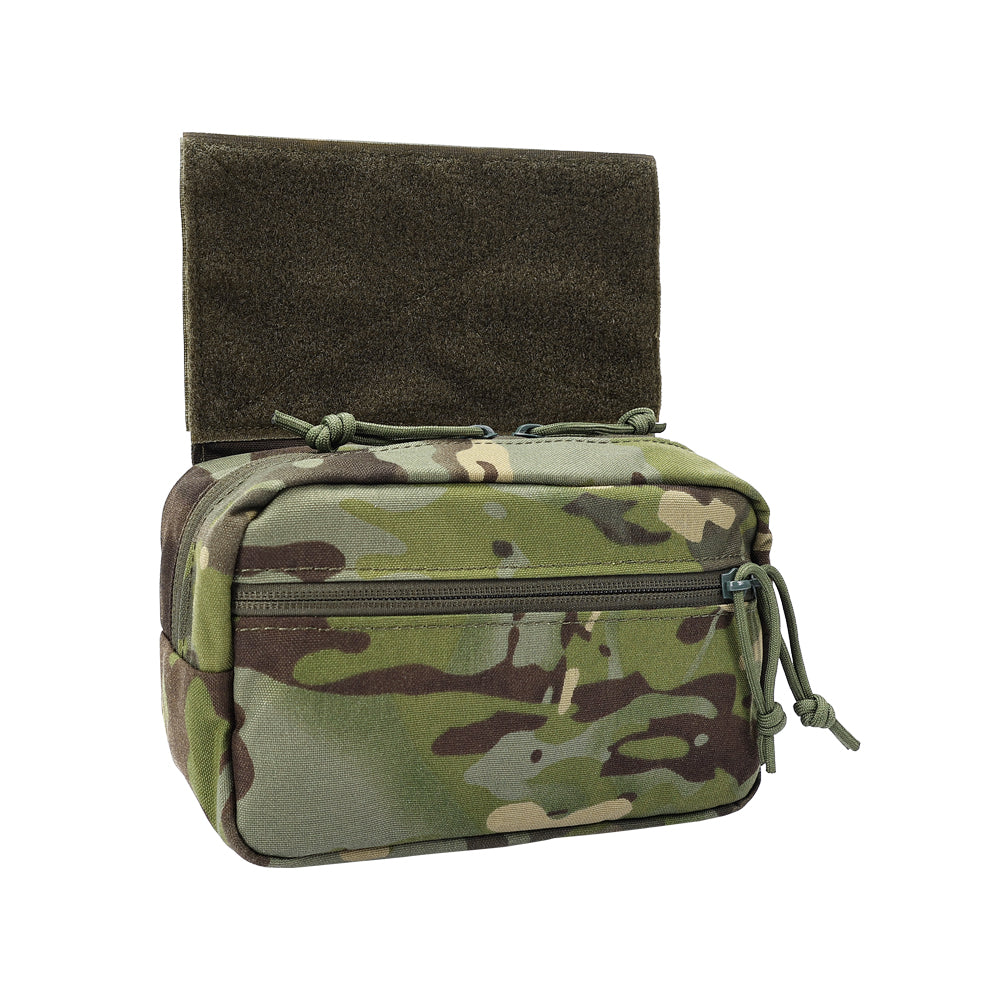 SINAIRSOFT Tactical Drop Pouch Front Sub Abdominal Carrying Kit Bag for Tactical Chest Rig
