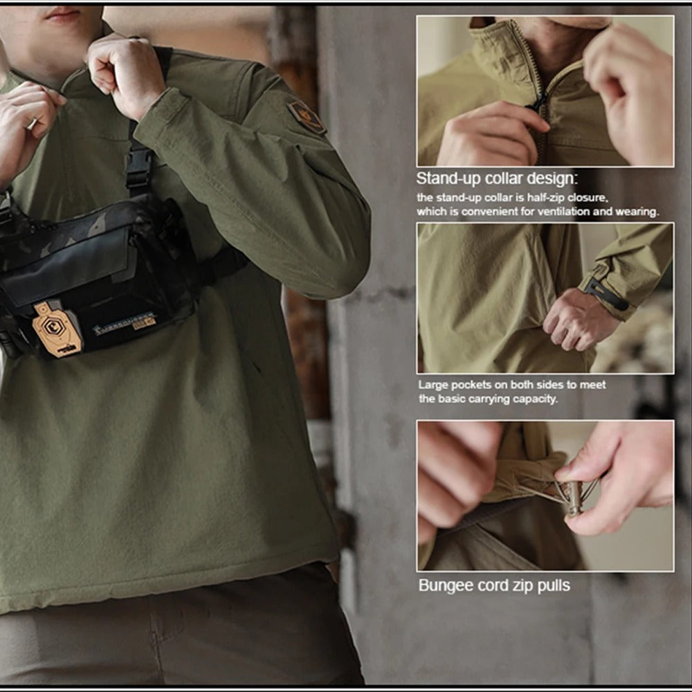 EMERSONGEAR Blue Label Saltie Functional Sweatshirt Hoodie Sweater Jacket