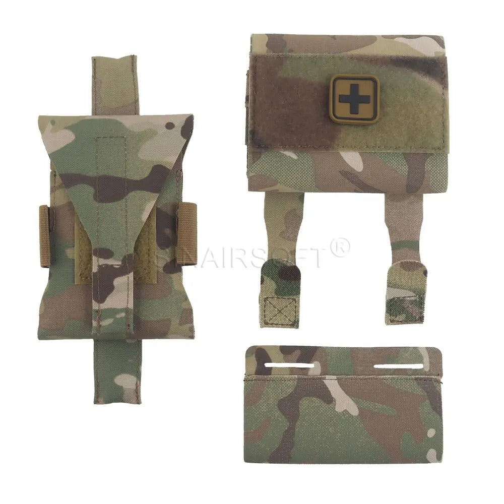SINAIRSOFT Tactical Micro Med kit Bag Medical Pouch IFAK EDC MOLLE First Aid Belt Vest Pack