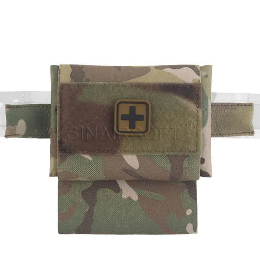 SINAIRSOFT Tactical Micro Med kit Bag Medical Pouch IFAK EDC MOLLE First Aid Belt Vest Pack