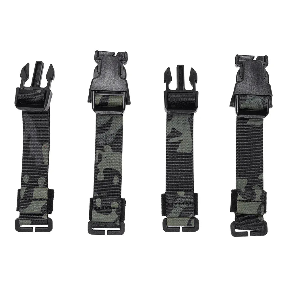 SINAIRSOFT Taktika Brusta Platformo Veŝta Adapta Ilaro Aro MOLLE Rimeno 1” Buklo-Klapoj