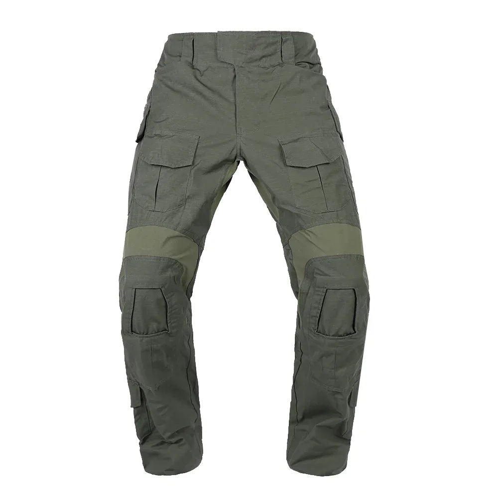 EMERSONGEAR Gen3 Uniforma Paintball-kostumo BDU Pantalono Ĉemizo kun Genuokusenetoj-RG