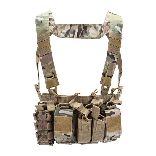 SINAIRSOFT Tactical Chest Rig Vest Harness Magazine Pouch Recon Harness