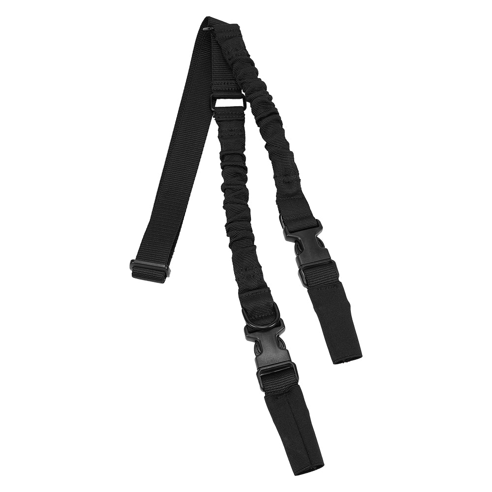 SINAIRSOFT Tactical Two Dual Point Sling Adjustable Bungee Hunting Rifle Gun Airsoft Strap
