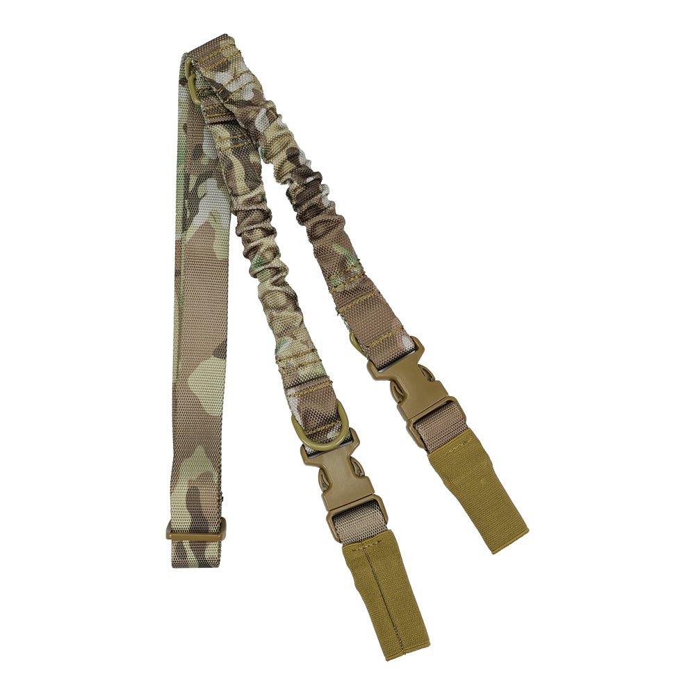 SINAIRSOFT Tactical Two Dual Point Sling Adjustable Bungee Hunting Rifle Gun Airsoft Strap