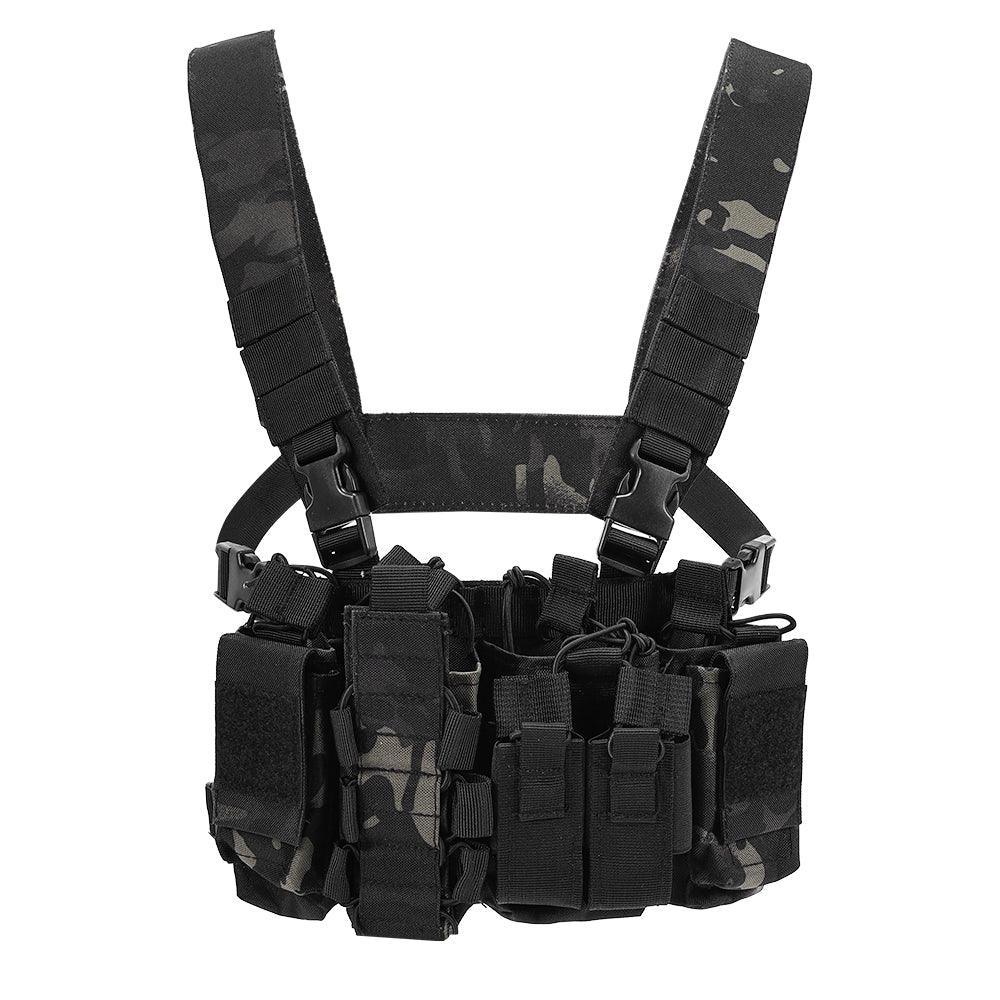 SINAIRSOFT Taktika D3CR Brustokablaro Ataka Platportilo Antaŭa Misiopanela Vesto