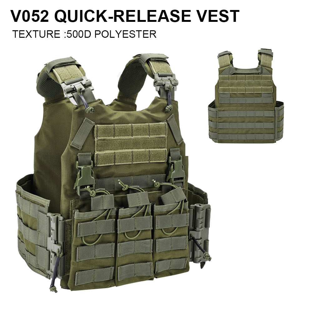 SINAIRSOFT Tactical Quick Release Vest Lightweight Utility Molle