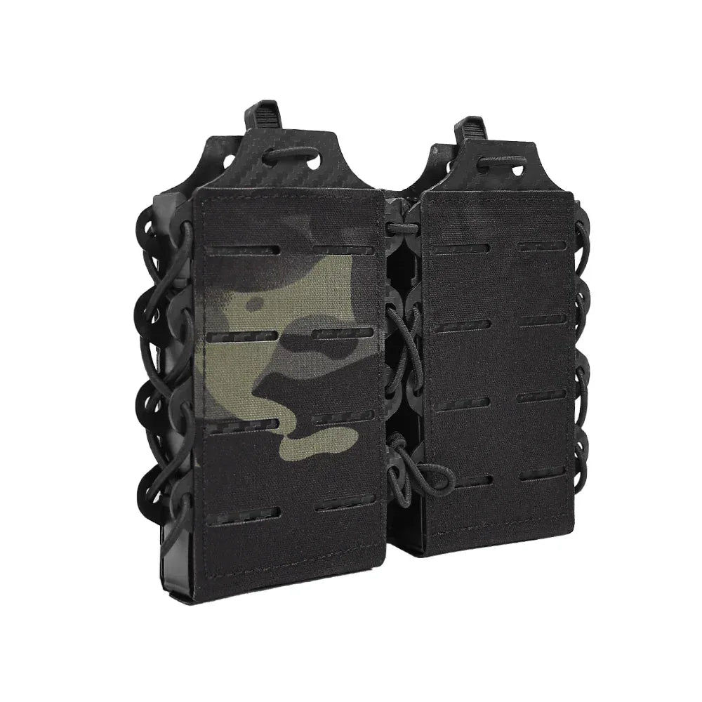 SINAIRSOFT Duobla 5.56/7.62 Magazina Poŝo MOLLE Magazinujo