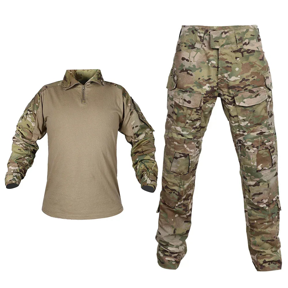 SINAIRSOFT Taktika Gen3 BDU Batalkamuflaĵa Uniforma Aro