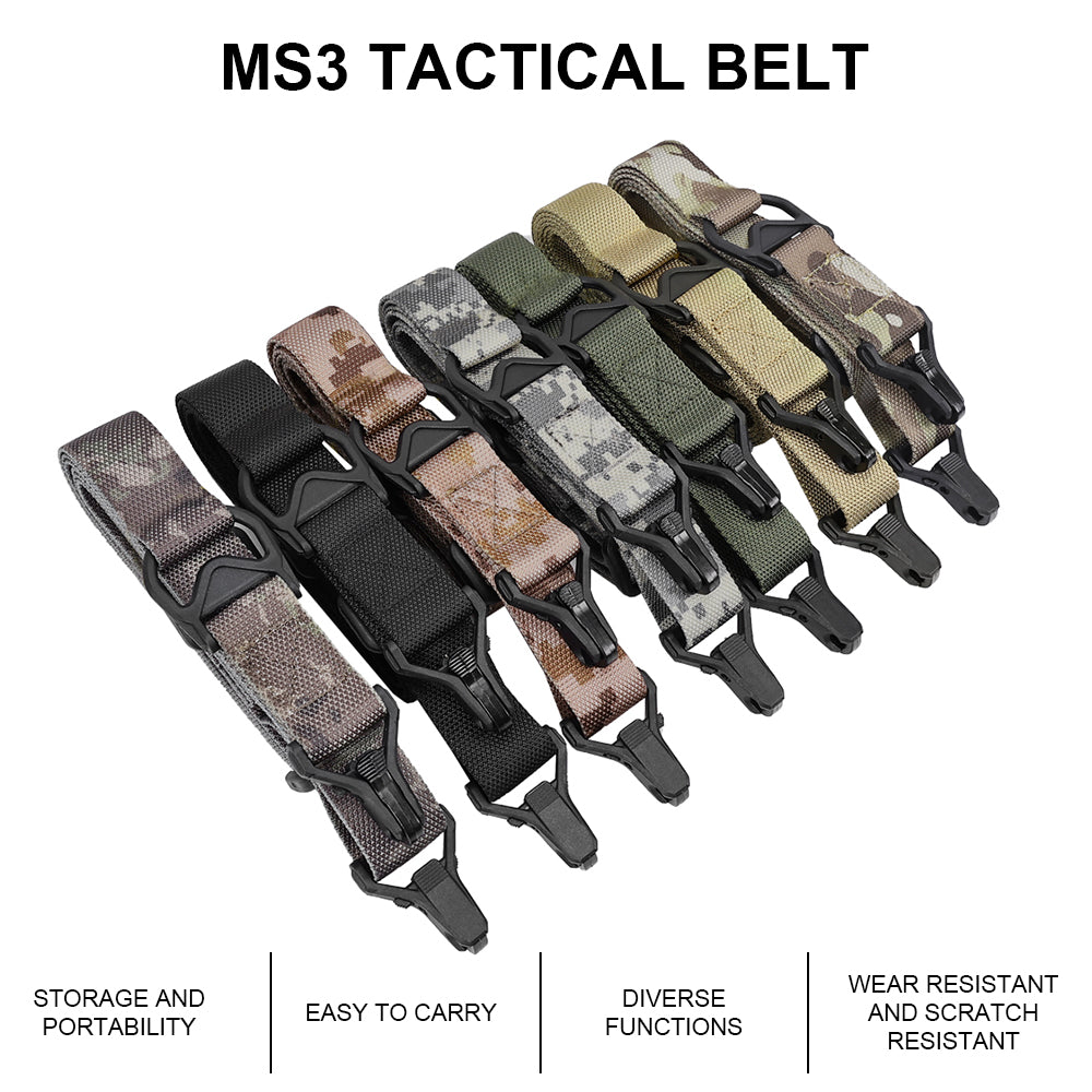 SINAIRSOFT Tactical 2 Two Point Rifle Sling Multi-function strap