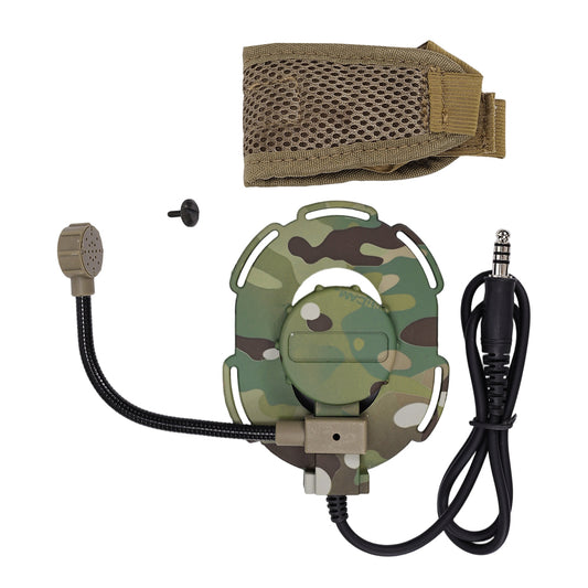 SINAIRSOFT Z TAC Tactical Bowman EVO III Doulbe Side Headset L/R Dual Side MIC Config