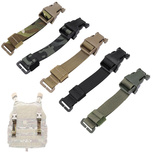 SINAIRSOFT Tactical Chest Rig Vest Adapter Kit Set MOLLE Strap 1” Buckle Clips
