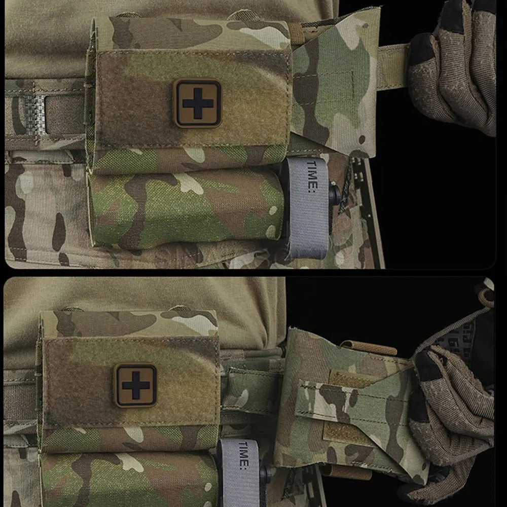 SINAIRSOFT Tactical Micro Med kit Bag Medical Pouch IFAK EDC MOLLE First Aid Belt Vest Pack