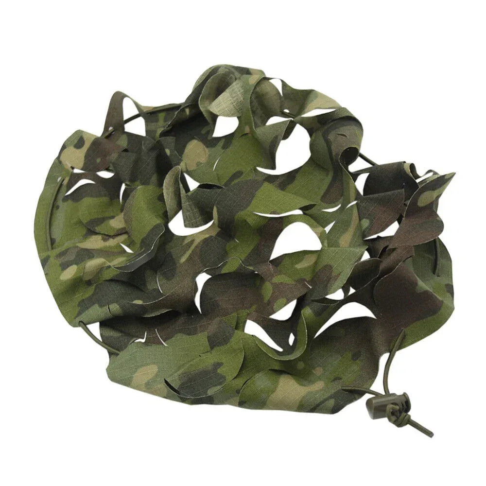 SINAIRSOFT Taktika FAST Kaska Kovrilo 3D Kamuflaĵa Kaska Ŝtofa Ekipaĵo