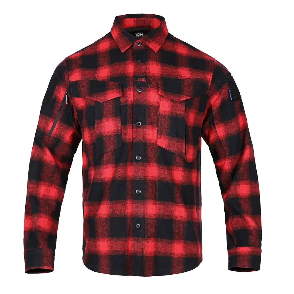 Emersongear Blue Label "Longicorn" Flannel Shirts Tactical Ergonomic T-shirts