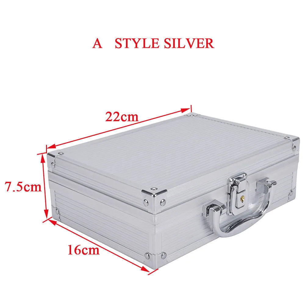 SINAIRSOFT Aluminum Alloy Tactical  Pistol Gun Case Padded Foam Carry Hand Tools  Box