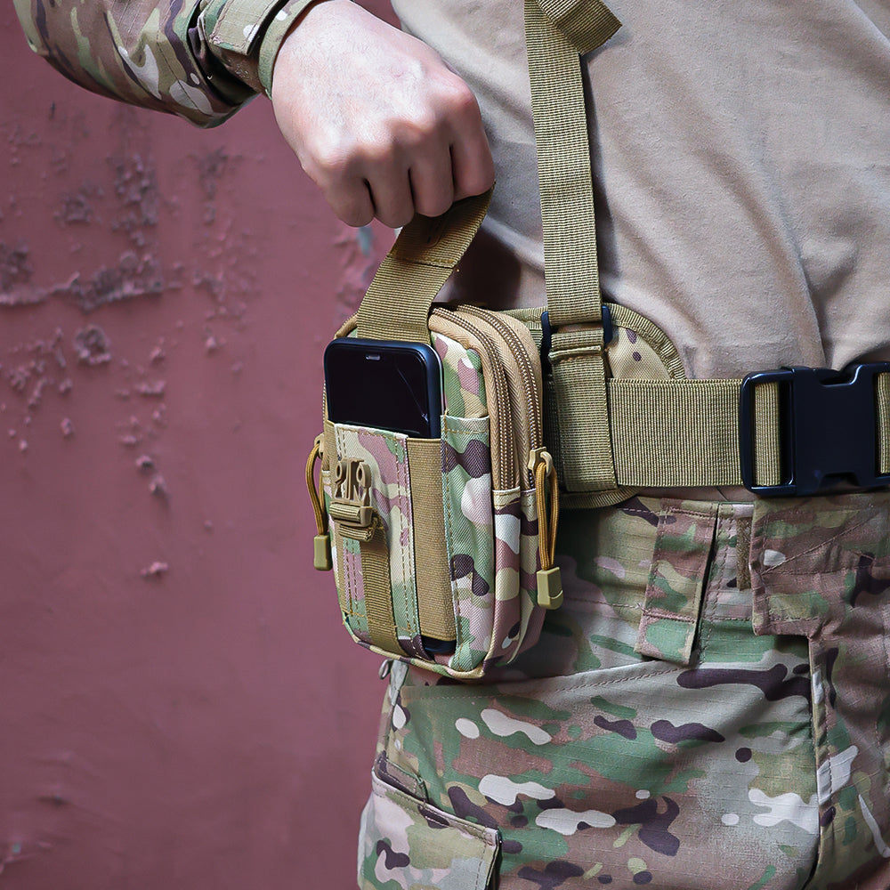 SINAIRSOFT Tactical Waist Pack Belt Bag Camping Hiking  Molle Pouch Wallet