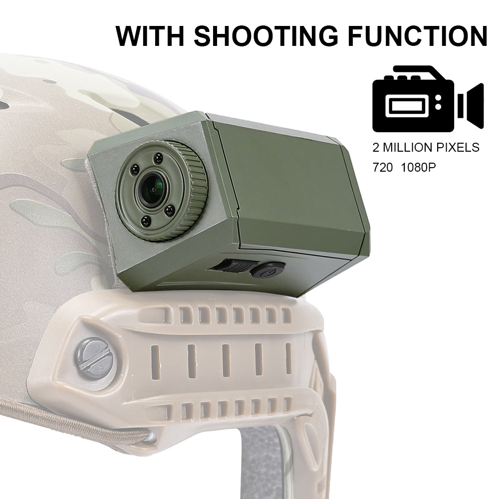 SINAIRSOFT Tactical Helmet Camera Video&Photo Function IR light for CS Hunting paintball