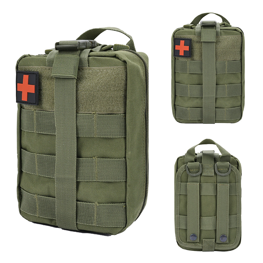 SINAIRSOFT Tactical First Aid Kit Survival Kit Molle Rip-Away EMT Pouch Bag Medical Pack