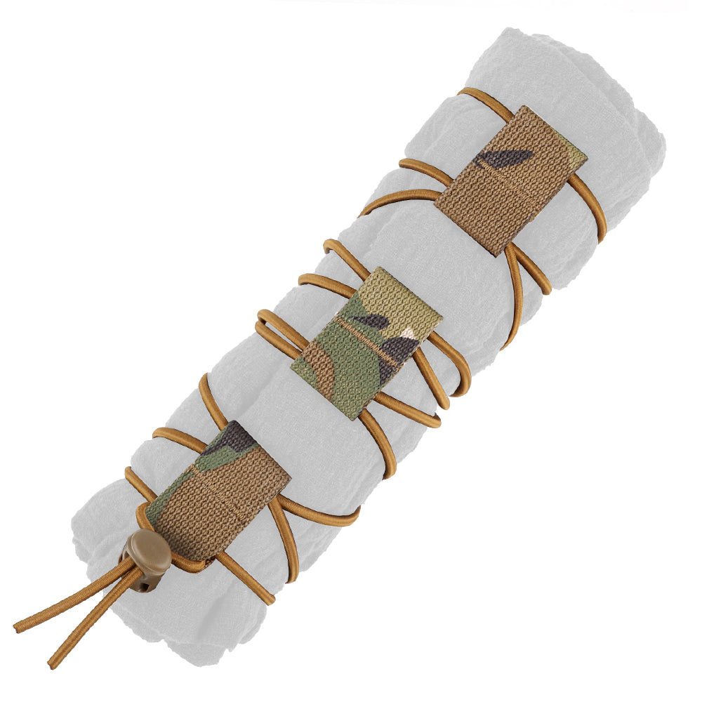 SINAIRSOFT Tactical National Flag Bungee Storage Elastic Fasten Strap Vest Fixed Cord Kits