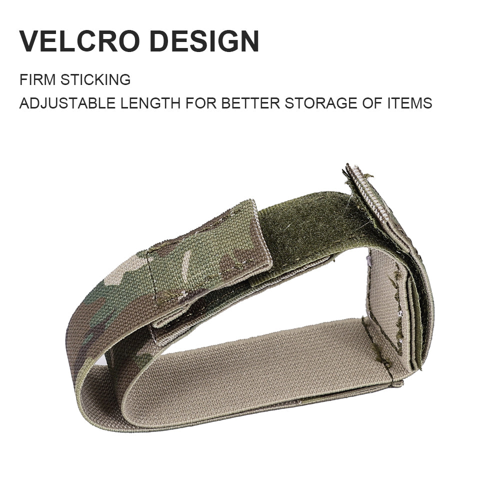 SINAIRSOFT Tactical Magnetic Strap Wire Storage Elastic Functional Rope Hunting Sling