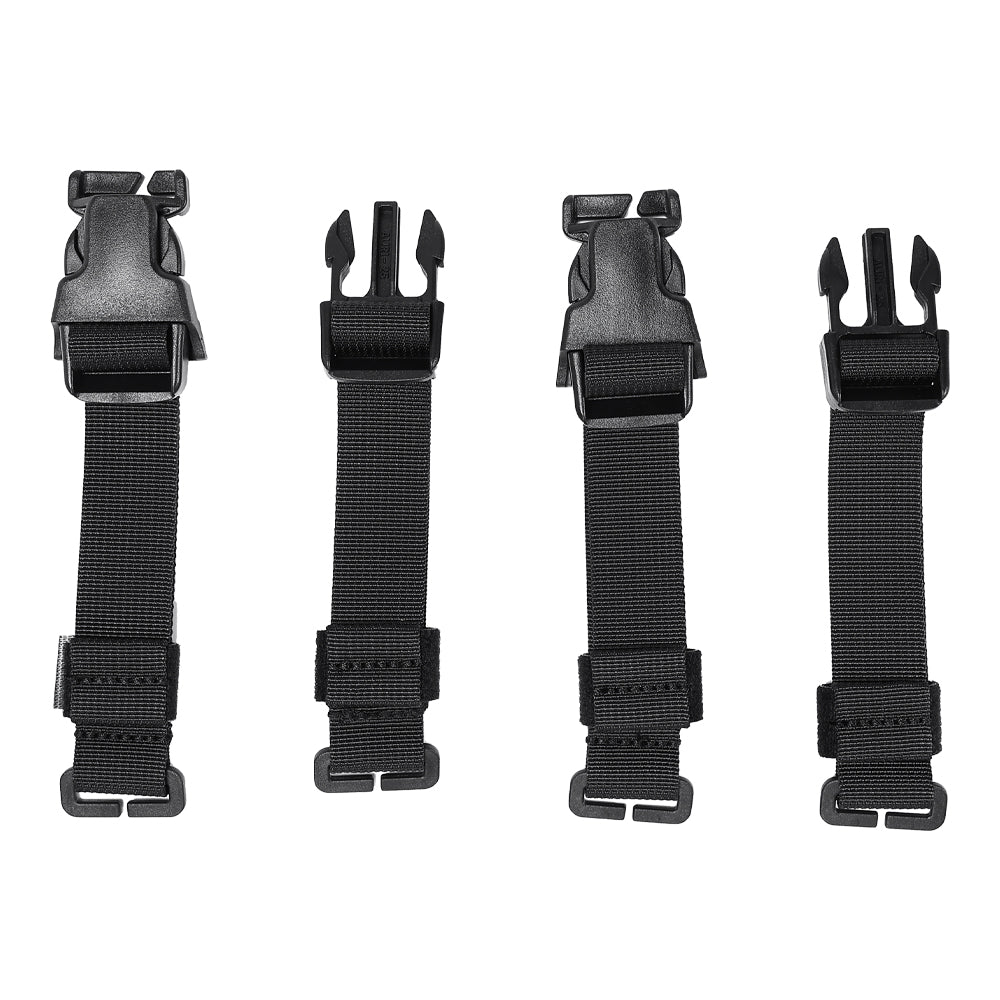 SINAIRSOFT Tactical Chest Rig Vest Adapter Kit Set MOLLE Strap 1” Buckle Clips