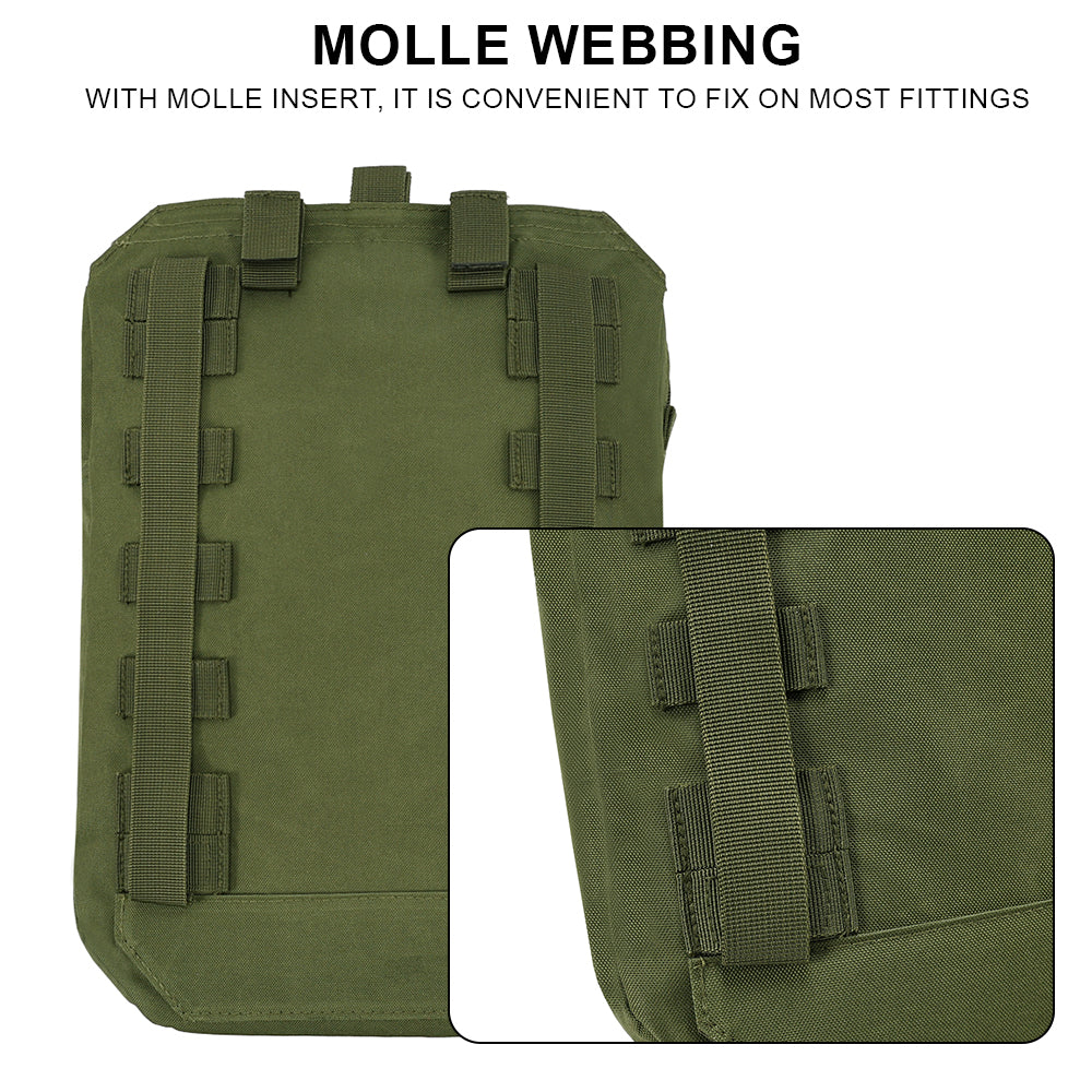 SINAIRSOFT Tactical Molle Vest Hydration Backpack Pouch Hiking Water Bag 3L