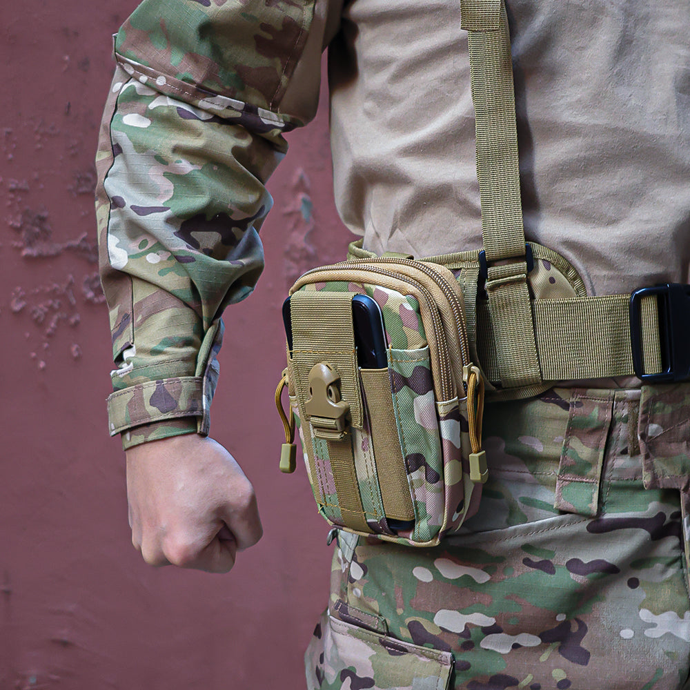 SINAIRSOFT Tactical Waist Pack Belt Bag Camping Hiking Molle Pouch Wallet