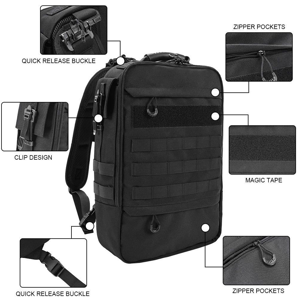 SINAIRSOFT Men Tactical Backpack Rucksack Outdoor Camping Hiking Bag