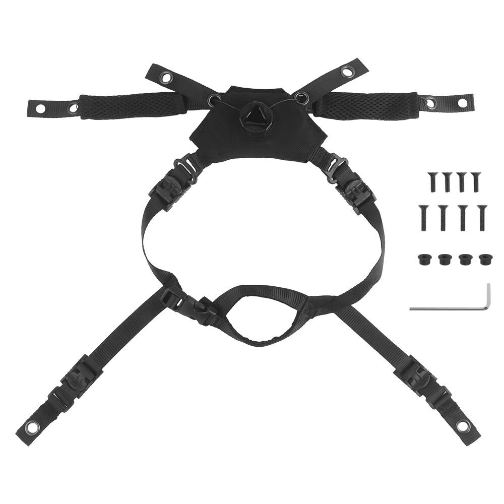SINAIRSOFT Tactical Helmet Dial Suspension System Chin Strap Adjustable