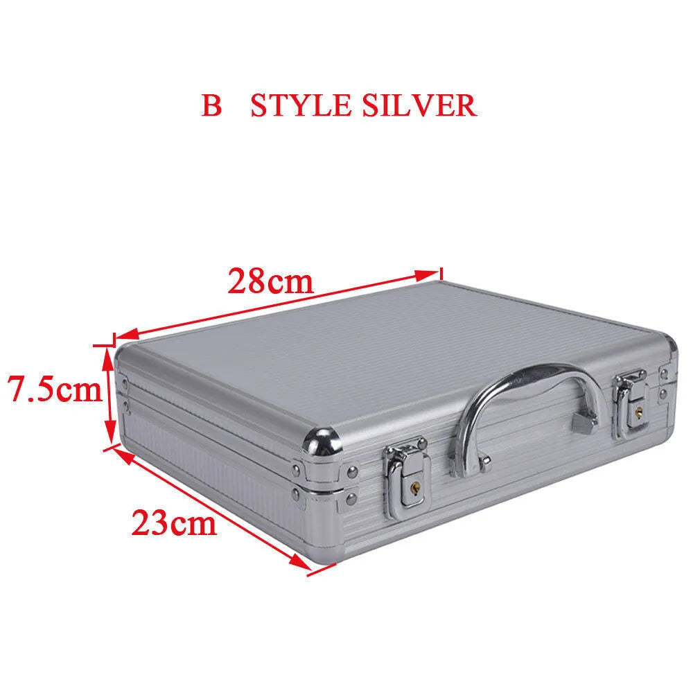 SINAIRSOFT Aluminum Alloy Tactical  Pistol Gun Case Padded Foam Carry Hand Tools  Box