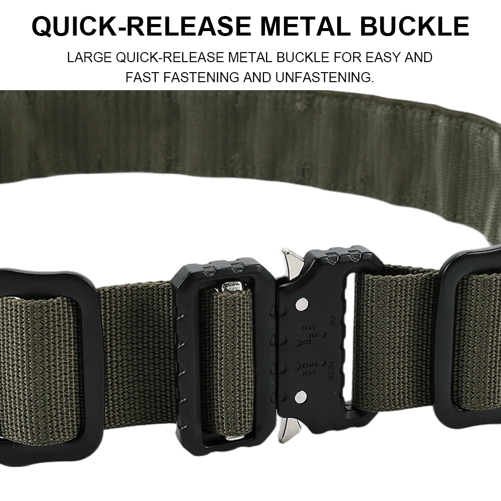 SINAIRSOFT Tactical MOLLE Combat Belt Outer Inner Belt QD Metal Buckle Hunting Gear
