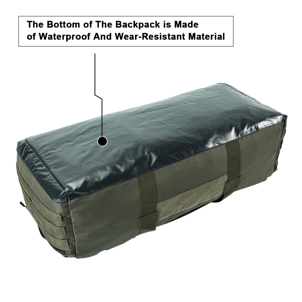 SINAIRSOFT Tactical Large Capacity Training Bag Waterproof 80L