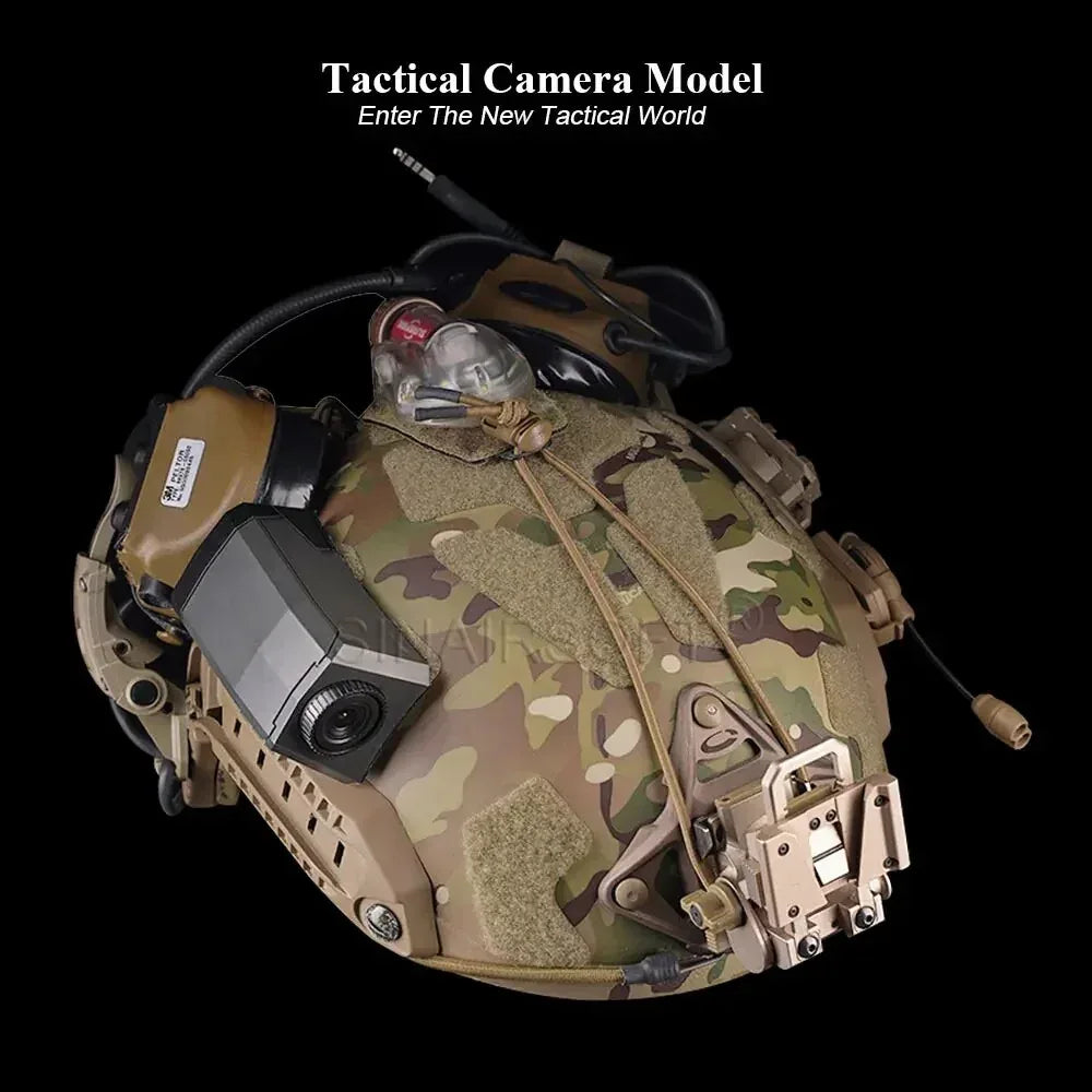 SINAIRSOFT Taktika Fotila Modela Ludilo COS RAPIDA Kasko Velcro Akcesoraĵoj