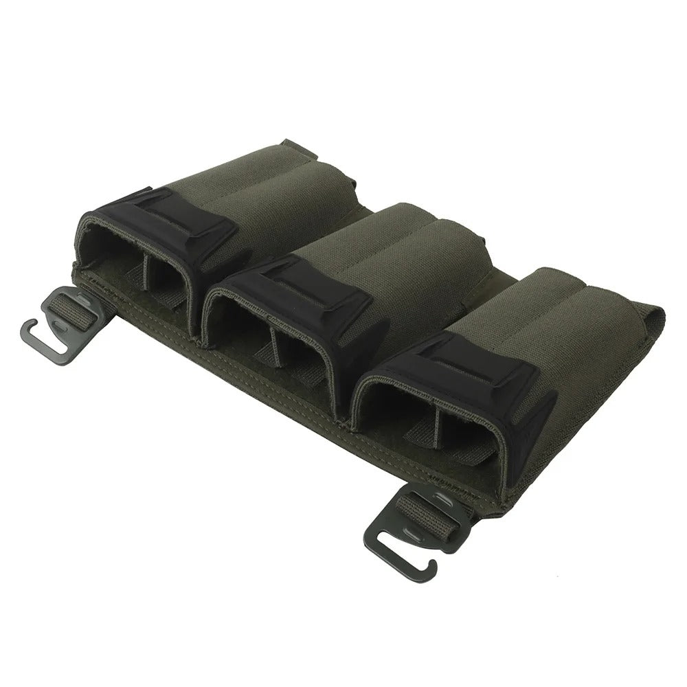 SINAIRSOFT K-Type G Hook Triple Magazine Pouch Panel Back With Hook&Loop Plate