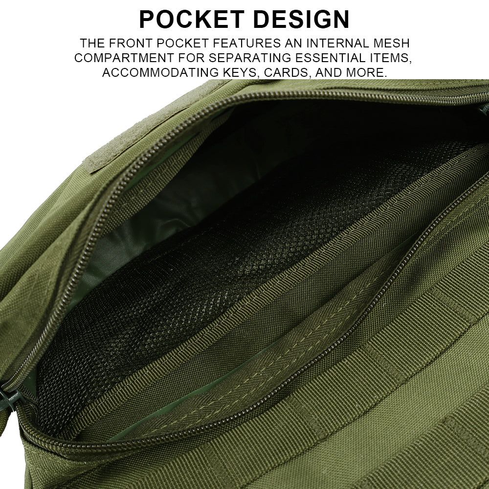 SINAIRSOFT Tactical Molle Vest Hydration Backpack Pouch Hiking Water Bag 3L