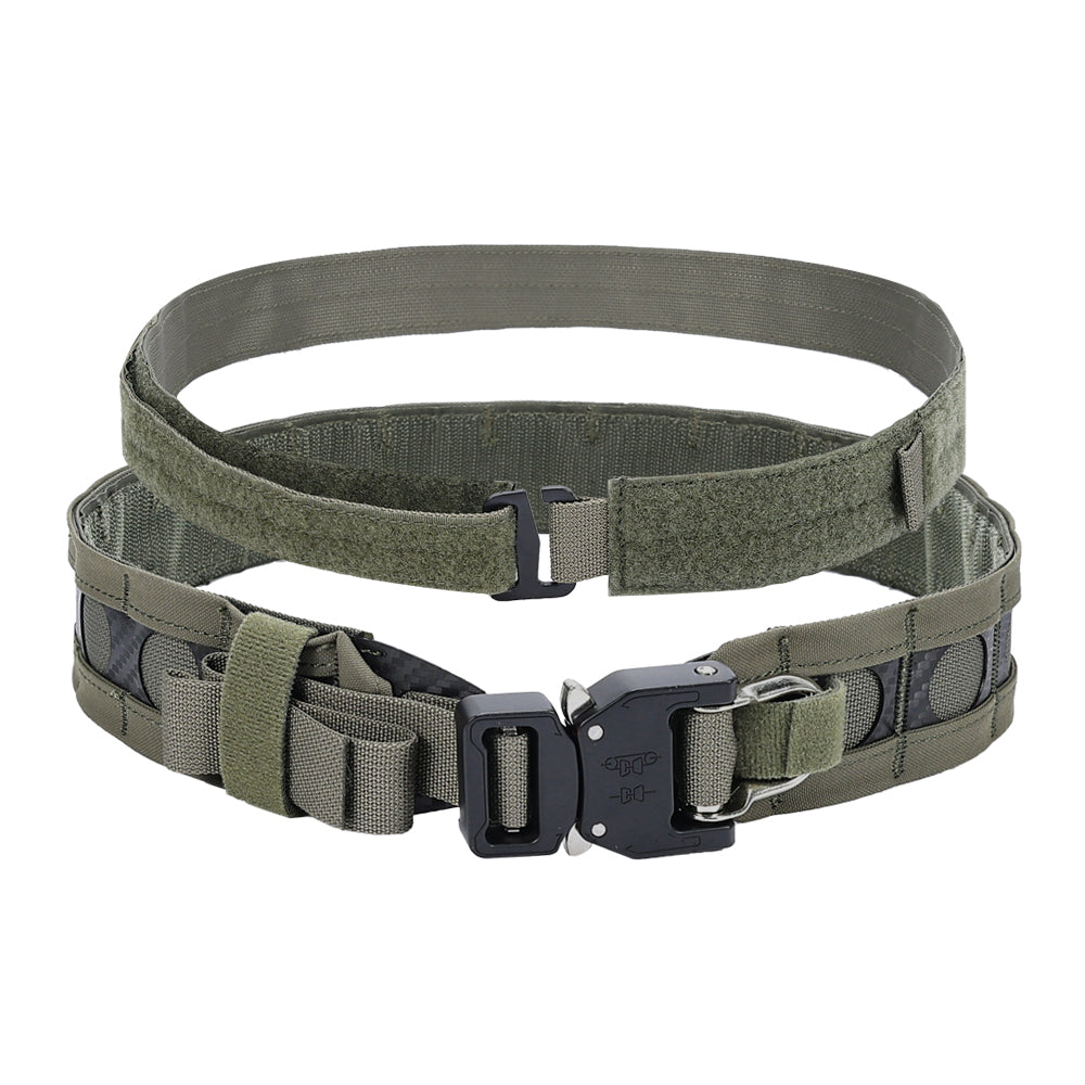 SINAIRSOFT Tactical Bison Belt MOLLE Quick Release D-Ring Buckle Belt