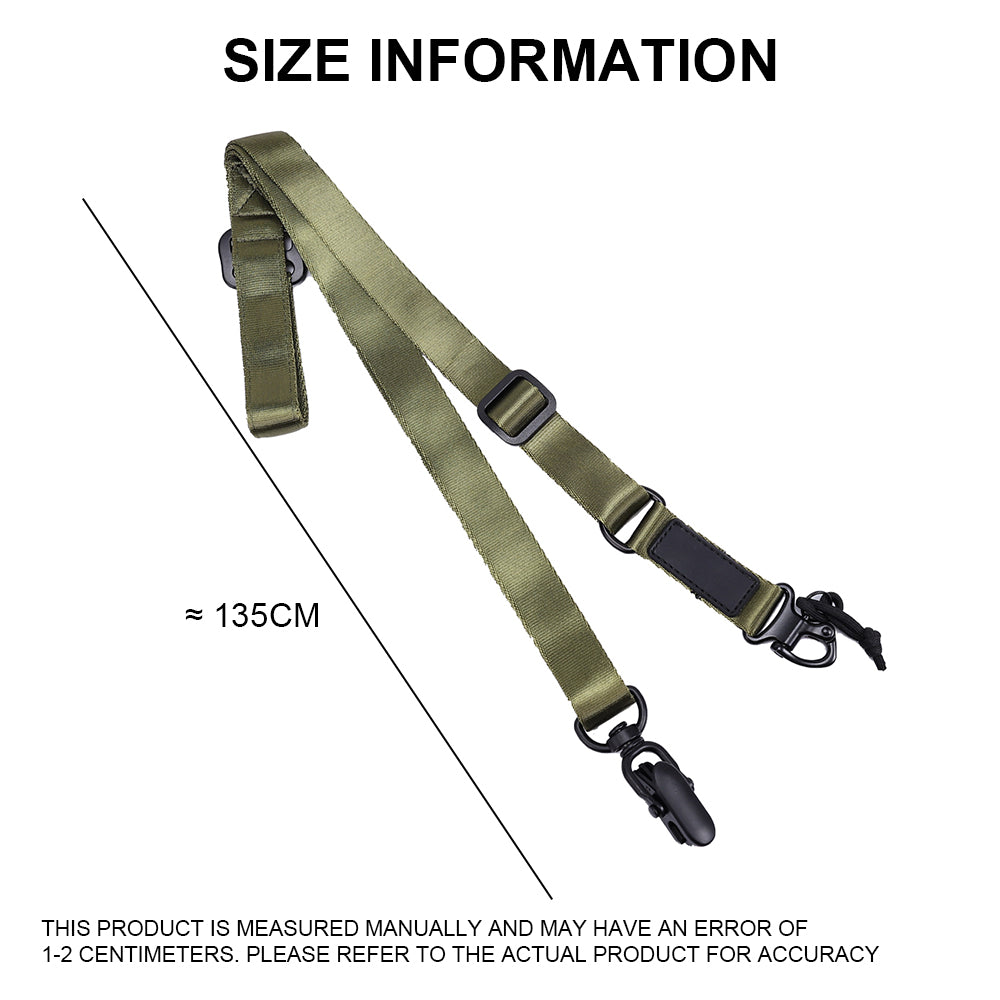 SINAIRSOFT Tactical MS2 QD Two 2 Point Quick Detach Sling Strap