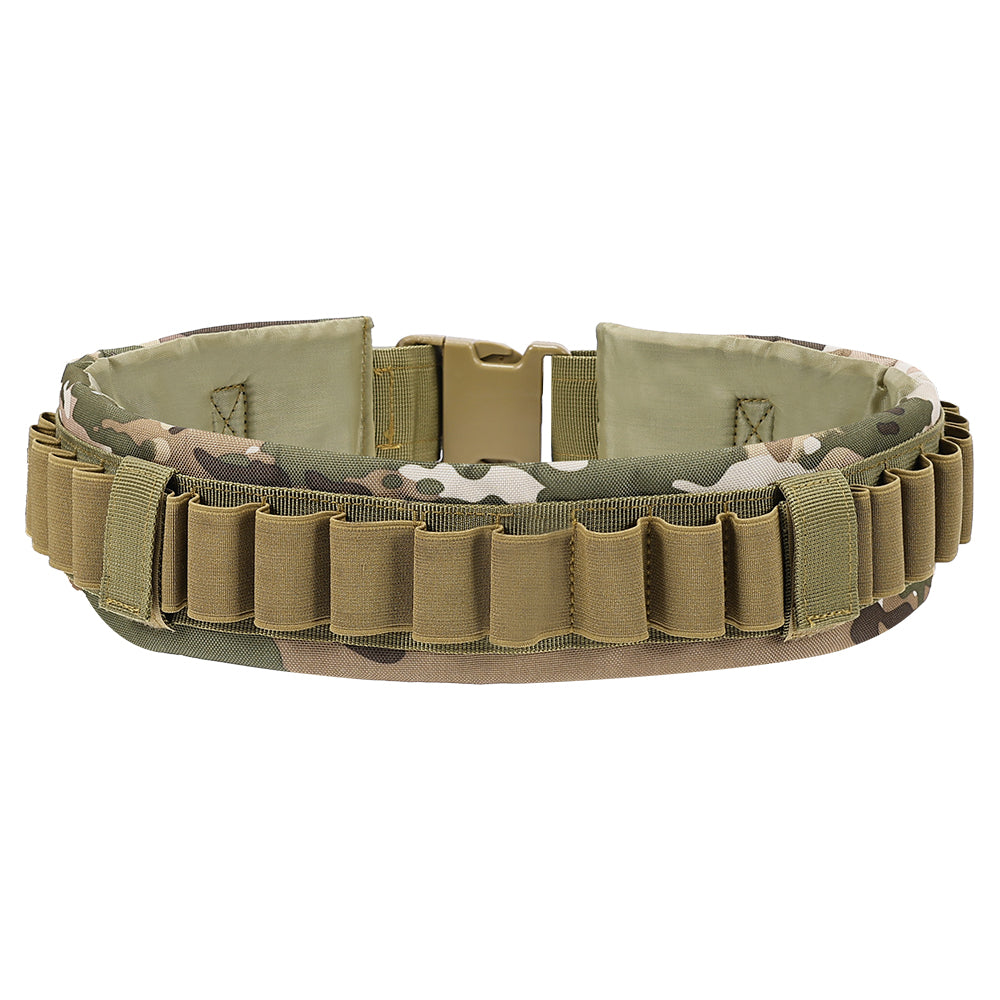 SINAIRSOFT Tactical 12/20GA Caliber Belt Outdoor Adjustable Soft Waterproof Nylon Belt