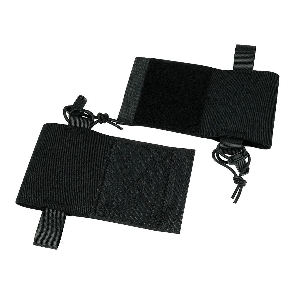 SINAIRSOFT Tactical Side Radio Pouch 2PCS Walkie Talkies Elastic Mag Pouch for Vest