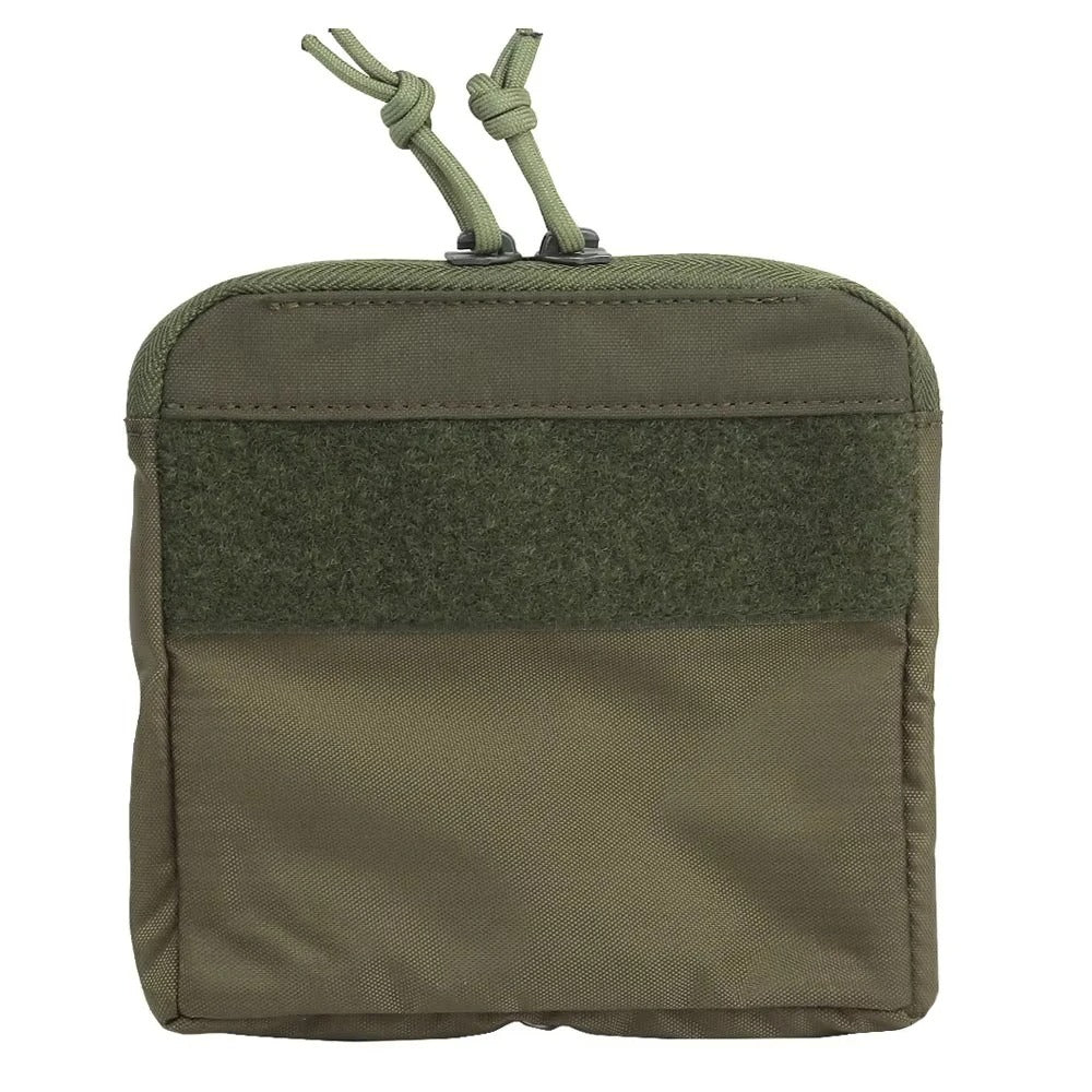 SINAIRSOFT Tactical Half Vest Slim Insert Bag Zipper Chest Front Panel Pouch Pack