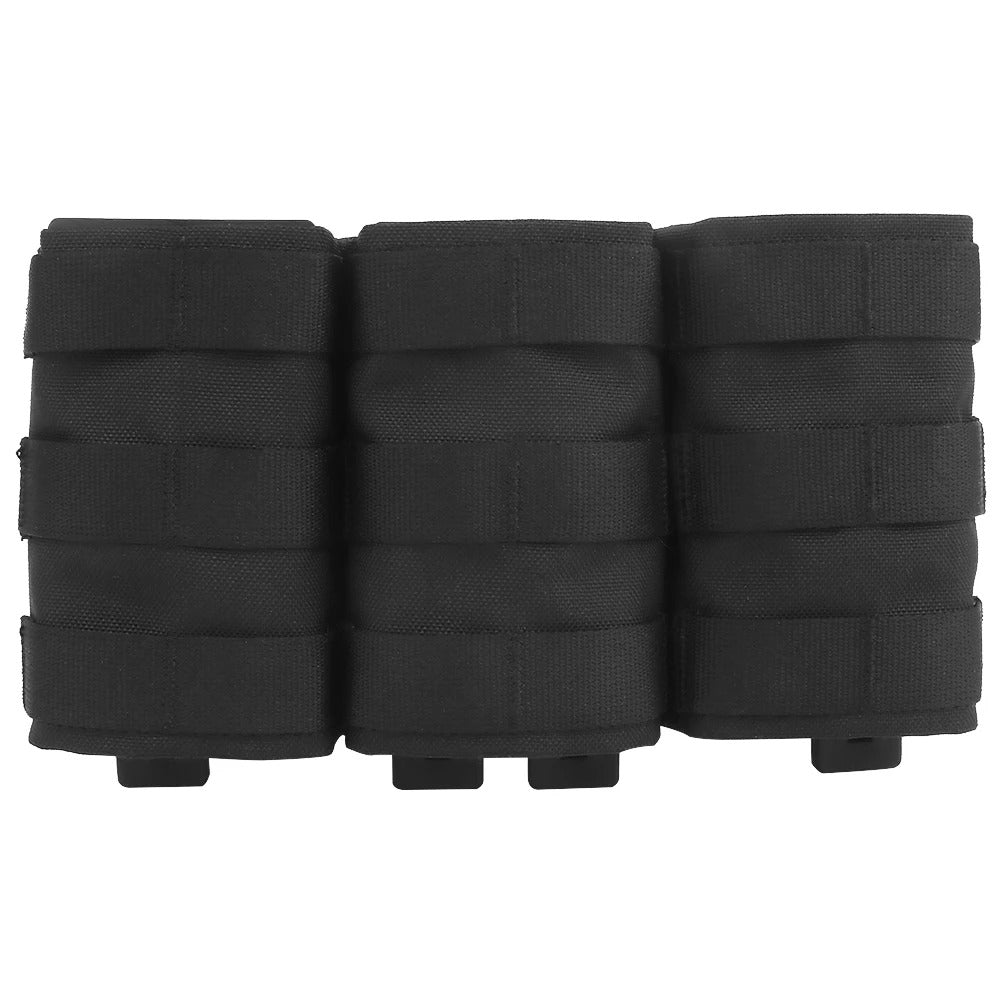 SINAIRSOFT  Tactical Triple 5.56 Magazine Pouch w/ Insert Open Top Molle Rifle Mag Holder
