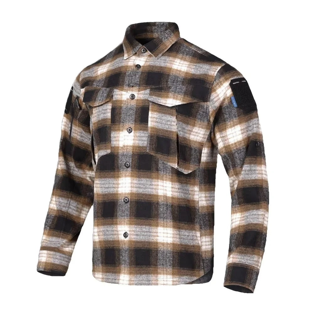 Emersongear Blue Label "Longicorn" Flannel Shirts Tactical Ergonomic T-shirts