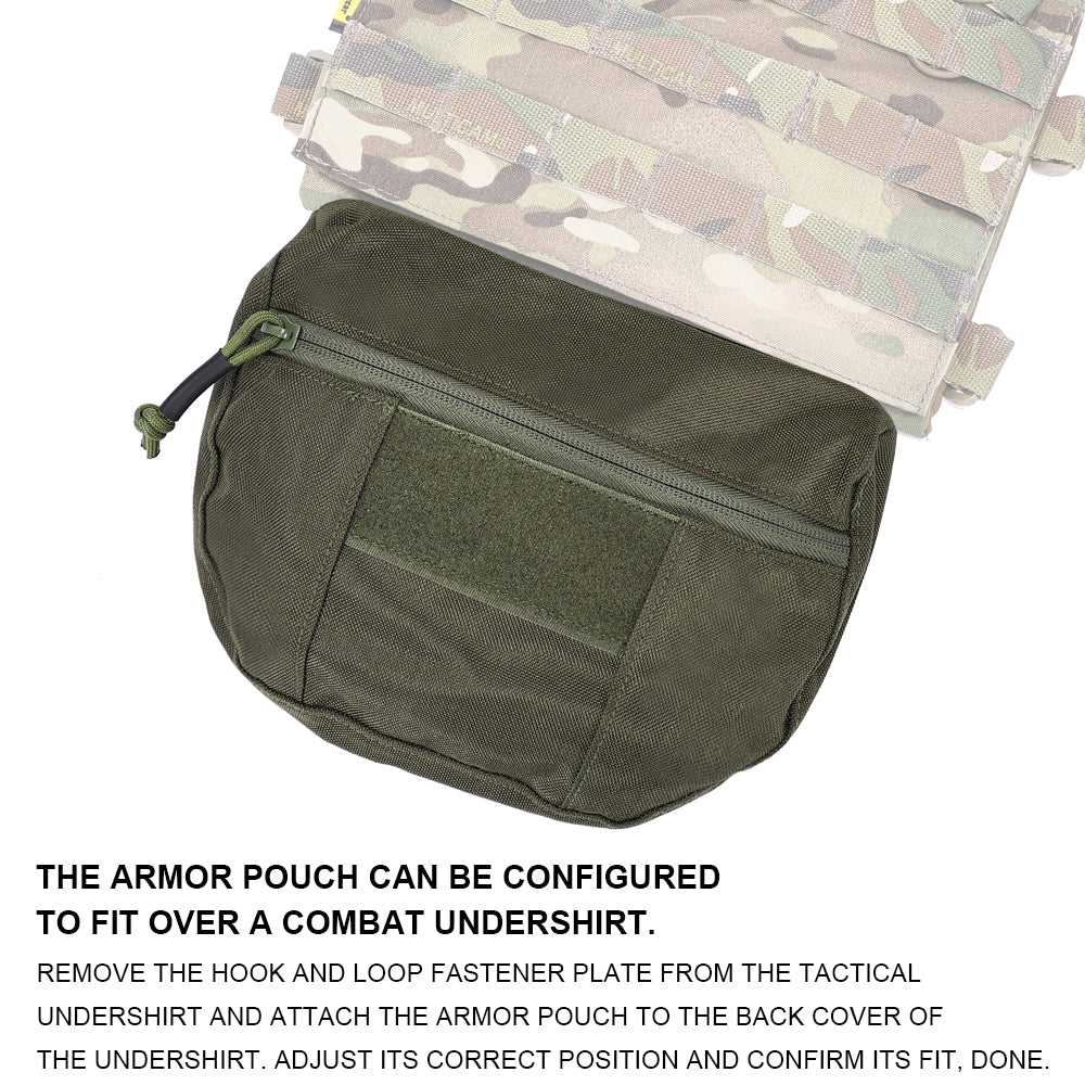 SINAIRSOFT Tactical Molle Chest Rig Drop Dump Pouch Bag For CRM CRX D3 Vest