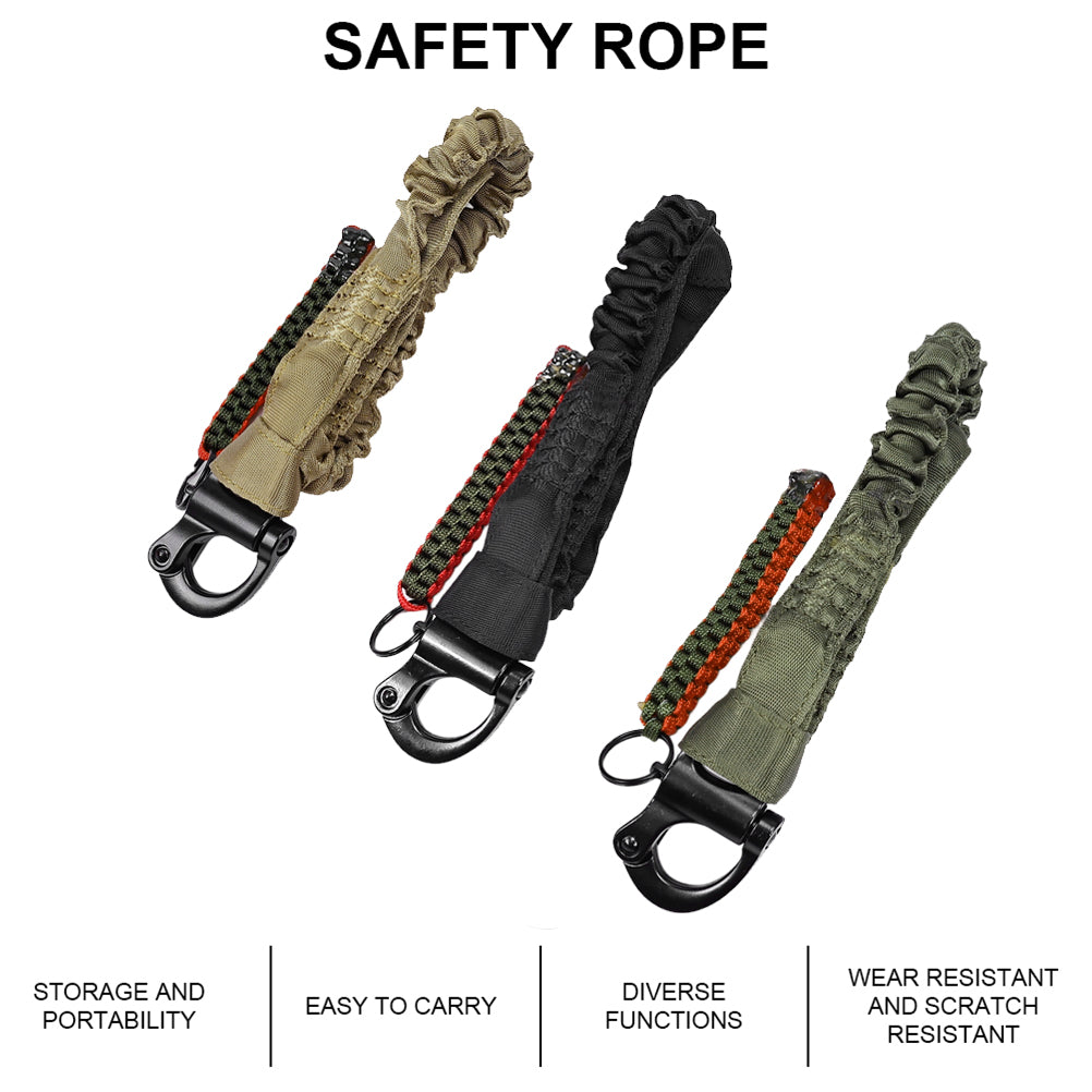 SINAIRSOFT Tactical Rifle Sling Climbing Waist Safety Breakaway Quick Release Rope